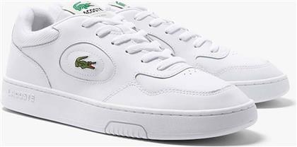 ΑΝΔΡΙΚΑ ΜΟΝΟΧΡΩΜΑ SNEAKERS ΜΕ CONTRAST LOGO - 46SMA004502H ΛΕΥΚΟ LACOSTE