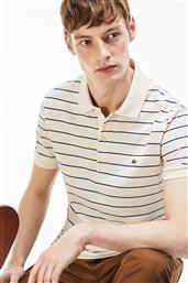 ΑΝΔΡΙΚΗ ΜΠΛΟΥΖΑ POLO ΠΙΚΕ ΜΕ ΡΙΓΕΣ MODERN HERITAGE COLLECTION - PH3150 ΜΠΕΖ LACOSTE