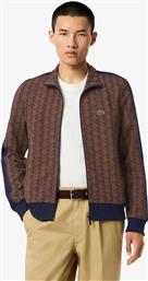 ΑΝΔΡΙΚΗ ΖΑΚΕΤΑ ΦΟΥΤΕΡ ΜΕ ALL-OVER MONOGRAM PRINT REGULAR FIT - SH1368 ΚΑΦΕ LACOSTE