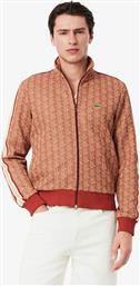 ΑΝΔΡΙΚΗ ΖΑΚΕΤΑ ΦΟΥΤΕΡ ΜΕ ALL-OVER MONOGRAM PRINT REGULAR FIT - SH1368 ΚΕΡΑΜΙΔΙ LACOSTE
