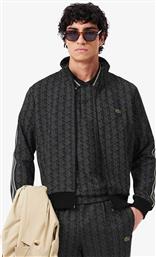 ΑΝΔΡΙΚΗ ΖΑΚΕΤΑ ΦΟΥΤΕΡ ΜΕ ALL-OVER MONOGRAM PRINT REGULAR FIT - SH1368 ΜΑΥΡΟ LACOSTE