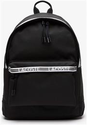 ΑΝΔΡΙΚΟ BACKPACK ΜΕ CONTRAST ΛΕΠΤΟΜΕΡΕΙΑ ΜΕ LETTERING LOGO PRINT ΚΑΙ ΕΞΩΤΕΡΙΚΗ ΘΗΚΗ - NH4269NZ ΜΑΥΡΟ LACOSTE