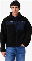 ΑΝΔΡΙΚΟ ΜΠΟΥΚΛΕ JACKET COLOUR-BLOCKED ΜΕ ΚΕΝΤΗΜΕΝΟ ΛΟΓΟΤΥΠΟ - BH5908-00 ΜΑΥΡΟ LACOSTE