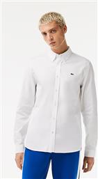 ΑΝΔΡΙΚΟ BUTTON DOWN ΠΟΥΚΑΜΙΣΟ SLIM FIT - CH1843 ΛΕΥΚΟ LACOSTE