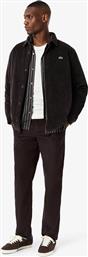 ΑΝΔΡΙΚΟ ΠΑΝΤΕΛΟΝΙ CHINO ΚΟΤΛΕ REGULAR FIT (34L) - HH8384-00 ΚΑΦΕ ΣΚΟΥΡΟ LACOSTE