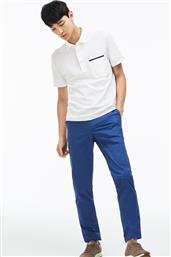 ΑΝΔΡΙΚΟ ΠΑΝΤΕΛΟΝΙ CHINO ΜΟΝΟΧΡΩΜΟ SPRING BLOOM S/S 2018 COLLECTION - HH4661 ΜΠΛΕ ΗΛΕΚΤΡΙΚ LACOSTE