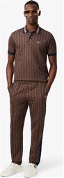 ΑΝΔΡΙΚΟ ΠΑΝΤΕΛΟΝΙ ΦΟΡΜΑΣ JACQUARD ΜΕ ALL-OVER MONOGRAM PRINT STRAIGHT FIT - XH1440 ΚΑΦΕ LACOSTE
