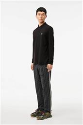 ΑΝΔΡΙΚΟ ΠΑΝΤΕΛΟΝΙ ΦΟΡΜΑΣ JACQUARD ΜΕ ALL-OVER MONOGRAM PRINT STRAIGHT FIT - XH1440 ΜΑΥΡΟ LACOSTE