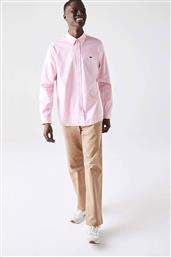 ΑΝΔΡΙΚΟ ΠΟΥΚΑΜΙΣΟ ΜΕ ΜΙΚΡΟ ΚΑΡΟ REGULAR FIT - CH2932 ΡΟΖ LACOSTE