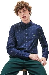 ΑΝΔΡΙΚΟ ΠΟΥΚΑΜΙΣΟ ΜΕ ΜΙΚΡΟΣΧΕΔΙΑ SLIM FIT - CH0001 ΓΚΡΙ LACOSTE