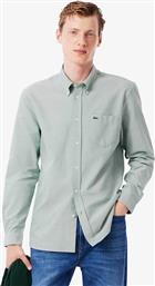 ΑΝΔΡΙΚΟ ΠΟΥΚΑΜΙΣΟ OXFORD BUTTON DOWN ΜΕ ΤΣΕΠΗ ΚΑΙ ΚΕΝΤΗΜΕΝΟ ΛΟΓΟΤΥΠΟ REGULAR FIT - CH1911 ΠΡΑΣΙΝΟ LACOSTE
