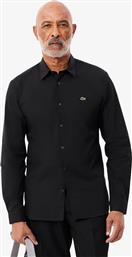 ΑΝΔΡΙΚΟ ΠΟΥΚΑΜΙΣΟ STRETCH POPLIN ΜΕ ΚΕΝΤΗΜΕΝΟ ΛΟΓΟΤΥΠΟ SLIM FIT - CH5620 ΜΠΛΕ ΣΚΟΥΡΟ LACOSTE