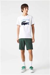 ΑΝΔΡΙΚΟ T-SHIRT ΜΕ CROCODILE PRINT REGULAR FIT - TH9681 ΛΕΥΚΟ LACOSTE