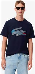 ΑΝΔΡΙΚΟ T-SHIRT ΜΕ GRAPHIC PRINT CLASSIC FIT - TH3603-00 ΜΠΛΕ ΣΚΟΥΡΟ LACOSTE