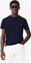 ΑΝΔΡΙΚΟ T-SHIRT ΜΕ ΚΕΝΤΗΜΕΝΟ ΛΟΓΟΤΥΠΟ REGULAR FIT - TH6709 ΜΠΛΕ ΣΚΟΥΡΟ LACOSTE
