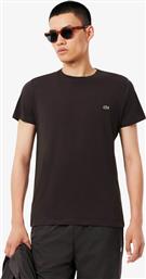 ΑΝΔΡΙΚΟ T-SHIRT ΜΕ ΚΕΝΤΗΜΕΝΟ ΛΟΓΟΤΥΠΟ REGULAR FIT - TH6709 ΚΑΦΕ LACOSTE