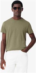ΑΝΔΡΙΚΟ T-SHIRT ΜΕ ΚΕΝΤΗΜΕΝΟ ΛΟΓΟΤΥΠΟ REGULAR FIT - TH6709 ΛΑΔΙ LACOSTE