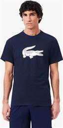 ΑΝΔΡΙΚΟ T-SHIRT ΜΕ XXL LOGO PRINT REGULAR FIT - TH2042 ΜΠΛΕ ΣΚΟΥΡΟ LACOSTE