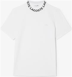 ΑΝΔΡΙΚΟ T-SHIRT ΠΙΚΕ ΜΕ LOGO TAPE ΣΤΟ ΓΙΑΚΑ REGULAR FIT - TH9582-00 ΛΕΥΚΟ LACOSTE