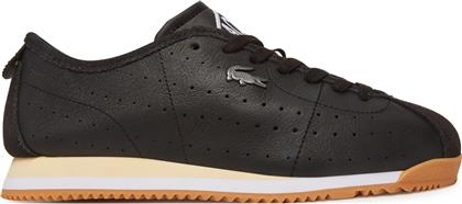 ΑΘΛΗΤΙΚΑ CLUB-LOW LEATHER 7-49SFA0043 ΜΑΥΡΟ LACOSTE