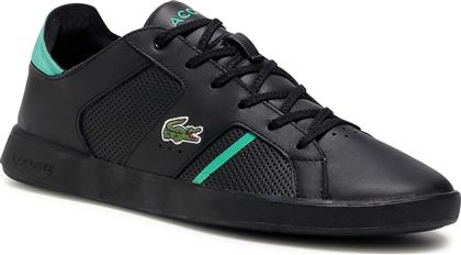 ΑΘΛΗΤΙΚΑ NOVAS 0120 1 SMA 7-40SMA00121B4 ΜΑΥΡΟ LACOSTE