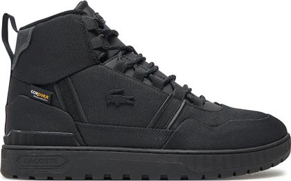 ΑΘΛΗΤΙΚΑ T-CLIP MID TRAINERS 7-48SMA0040 ΜΑΥΡΟ LACOSTE