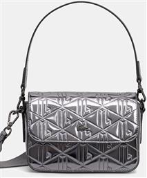ΔΕΡΜΑΤΙΝΗ ΤΣΑΝΤΑ ΧΡΩΜΑ: ΑΣΗΜΙ, NF5139HN LACOSTE