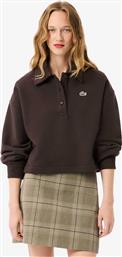 ΓΥΝΑΙΚΕΙΑ ΜΠΛΟΥΖΑ ΦΟΥΤΕΡ ΜΕ ΠΟΛΟ ΓΙΑΚΑ OVERSIZED - SF5275-00 ΚΑΦΕ LACOSTE