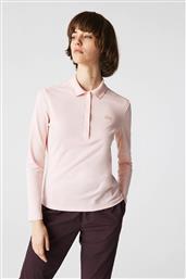 ΓΥΝΑΙΚΕΙΑ ΜΠΛΟΥΖΑ ΠΟΛΟ ''STRETCH PIQUE'' SLIM FIT - PF5464 ΡΟΖ LACOSTE