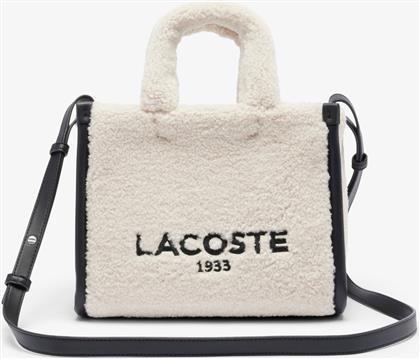 ΓΥΝΑΙΚΕΙΑ ΜΠΟΥΚΛΕ ΤΣΑΝΤΑ TOTE ''SMALL HERITAGE'' - NF5116HX ΚΡΕΜ LACOSTE