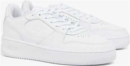 ΓΥΝΑΙΚΕΙΑ ΔΕΡΜΑΤΙΝΑ SNEAKERS ''L001'' - 48SFA011521G ΛΕΥΚΟ LACOSTE