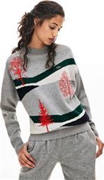 ΓΥΝΑΙΚΕΙΑ ΠΛΕΚΤΗ ΜΠΛΟΥΖΑ ΜΕ COLORBLOCKING - AF8723 ΓΚΡΙ LACOSTE