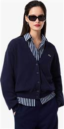 ΓΥΝΑΙΚΕΙΑ ΠΛΕΚΤΗ ΖΑΚΕΤΑ ΜΕ V ΚΑΙ ΚΕΝΤΗΜΕΝΟ ΛΟΓΟΤΥΠΟ REGULAR FIT - AF4143-00 ΜΠΛΕ ΣΚΟΥΡΟ LACOSTE