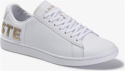 ΓΥΝΑΙΚΕΙΑ SNEAKERS ΜΕ ΜΕΓΑΛΟ ΛΟΓΟΤΥΠΟ ''CARNABY EVO 120'' - 39SFA003421G ΛΕΥΚΟ LACOSTE