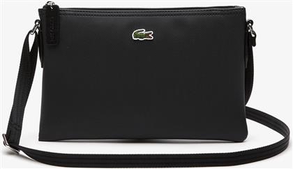 ΓΥΝΑΙΚΕΙΑ ΤΣΑΝΤΑ CROSSBODY ''CONCEPT FLAT CROSSOVER'' - NF1887PO ΜΑΥΡΟ LACOSTE