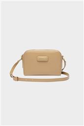 ΓΥΝΑΙΚΕΙΑ ΤΣΑΝΤΑ CROSSBODY ΜΟΝΟΧΡΩΜΗ ΜΕ ΜΕΤΑΛΛΙΚΟ ΛΟΓΟΤΥΠΟ - NF5151AU ΜΠΕΖ LACOSTE