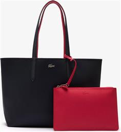 ΓΥΝΑΙΚΕΙΑ ΤΣΑΝΤΑ ΩΜΟΥ ''ANNA REVERSIBLE BICOLOR'' - NF2142AA ΜΑΥΡΟ - ΚΟΚΚΙΝΟ LACOSTE
