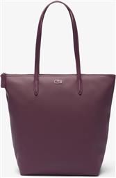 ΓΥΝΑΙΚΕΙΑ ΤΣΑΝΤΑ TOTE ΜΕ ΑΝΑΓΛΥΦΟ ΛΟΓΟΤΥΠΟ ''CONCEPT VERTICAL TOTE L.12.12'' - NF1890PK ΒΥΣΣΙΝΙ LACOSTE