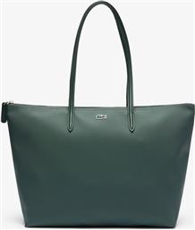 ΓΥΝΑΙΚΕΙΑ ΤΣΑΝΤΑ TOTE ΜΕ ΑΝΑΓΛΥΦΟ ΛΟΓΟΤΥΠΟ ''LARGE CONCEPT L.12.12'' - NF1888PK ΚΥΠΑΡΙΣΣΙ LACOSTE