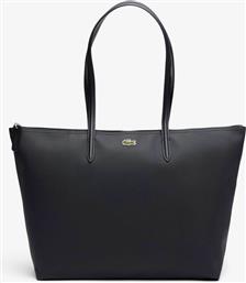 ΓΥΝΑΙΚΕΙΑ ΤΣΑΝΤΑ TOTE ΜΕ ΑΝΑΓΛΥΦΟ ΛΟΓΟΤΥΠΟ ''LARGE CONCEPT L.12.12'' - NF1888PK ΜΑΥΡΟ LACOSTE