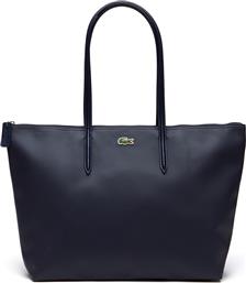 ΓΥΝΑΙΚΕΙΑ ΤΣΑΝΤΑ TOTE ΜΕ ΑΝΑΓΛΥΦΟ ΛΟΓΟΤΥΠΟ ''LARGE CONCEPT'' - NF1888PO ΜΠΛΕ ΣΚΟΥΡΟ LACOSTE
