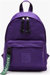 ΓΥΝΑΙΚΕΙΟ BACKPACK ΜΟΝΟΧΡΩΜΟ ΜΕ LOGO PATCH ΚΑΙ ΔΙΑΚΟΣΜΗΤΙΚΟ ΜΠΡΕΛΟΚ ΜΕ LOGO PRINT - NF4078SG ΜΟΒ LACOSTE