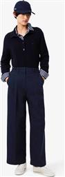 ΓΥΝΑΙΚΕΙΟ CHINO ΠΑΝΤΕΛΟΝΙ STRETCH GABARDINE LOOSE FIT - HF0205-00 ΜΠΛΕ ΣΚΟΥΡΟ LACOSTE