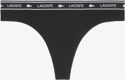 ΓΥΝΑΙΚΕΙΟ ΕΣΩΡΟΥΧΟ STRING BRIEF ΜΕ LOGO TAPE - 8F1342-00 ΜΑΥΡΟ LACOSTE