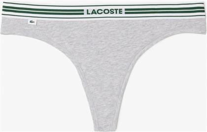 ΓΥΝΑΙΚΕΙΟ ΕΣΩΡΟΥΧΟ STRING BRIEF ΜΕ ΛΟΓΟΤΥΠΟ - 8F5198-00 ΓΚΡΙ LACOSTE
