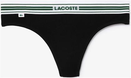 ΓΥΝΑΙΚΕΙΟ ΕΣΩΡΟΥΧΟ STRING BRIEF ΜΕ ΛΟΓΟΤΥΠΟ - 8F5198-00 ΜΑΥΡΟ LACOSTE