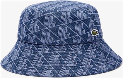 ΓΥΝΑΙΚΕΙΟ ΚΑΠΕΛΟ BUCKET ΜΕ ALL-OVER MONOGRAM - RK5696-00 ΜΠΛΕ LACOSTE