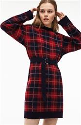 ΓΥΝΑΙΚΕΙΟ ΚΑΡΟ TARTAN ΦΟΡΕΜΑ - EF0281 ΚΟΚΚΙΝΟ LACOSTE