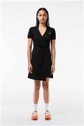 ΓΥΝΑΙΚΕΙΟ MINI ΦΟΡΕΜΑ ΚΡΟΥΑΖΕ ΠΙΚΕ - EF7252 ΜΑΥΡΟ LACOSTE