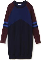 ΓΥΝΑΙΚΕΙΟ MINI ΦΟΡΕΜΑ ΠΛΕΚΤΟ ΜΕ ΣΧΕΔΙΟ COLOR BLOCK - EF7636 ΜΠΛΕ ΣΚΟΥΡΟ LACOSTE